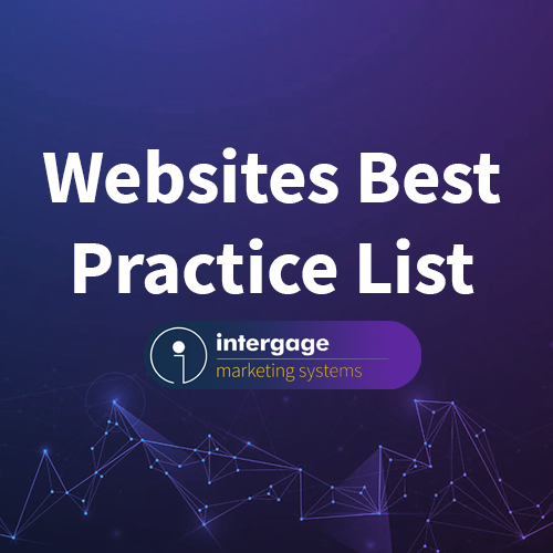 website best practice list